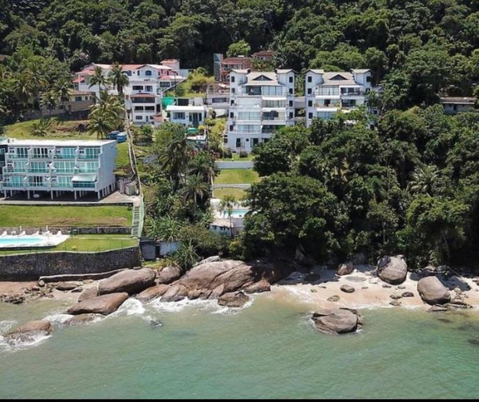 Appartamento Linda Cobertura Duplex, Pé Na Areia,Vista Linda. Caraguatatuba Esterno foto