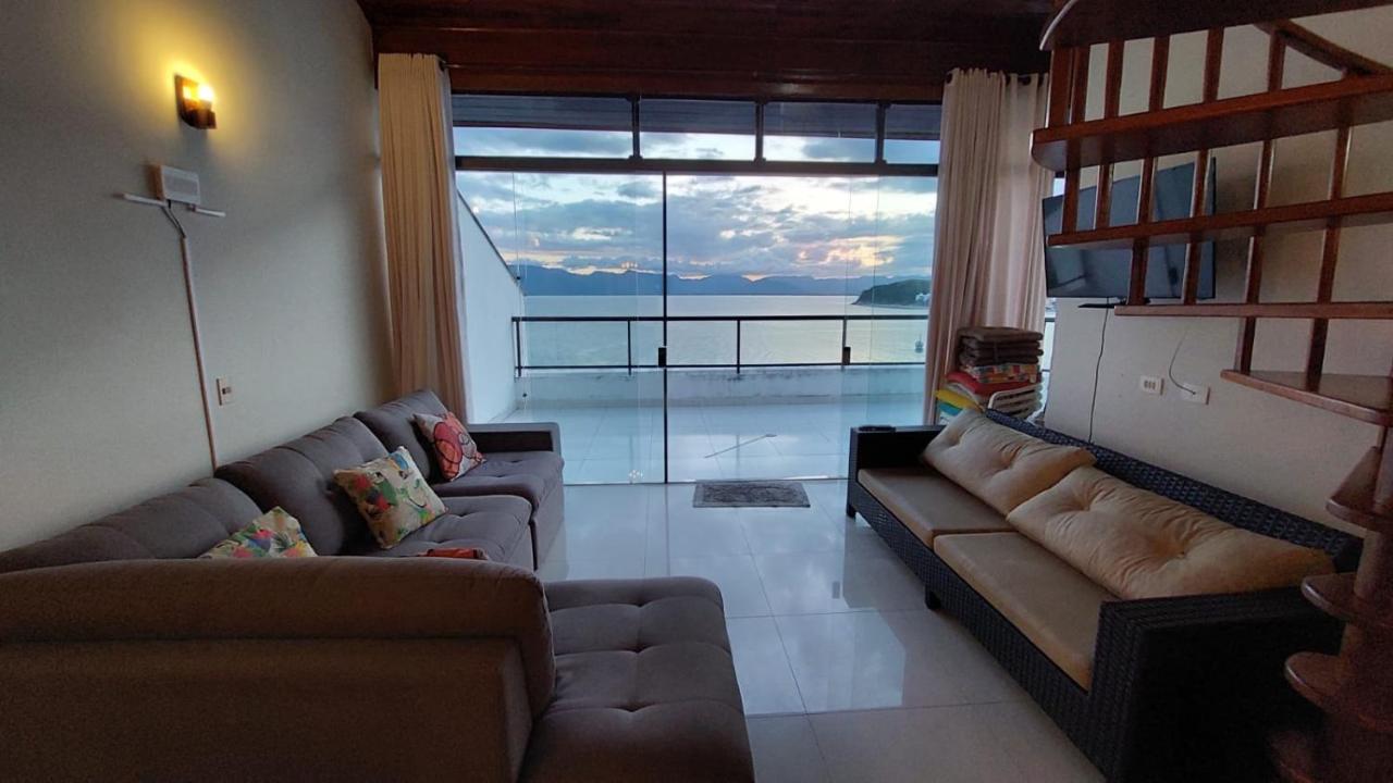 Appartamento Linda Cobertura Duplex, Pé Na Areia,Vista Linda. Caraguatatuba Esterno foto