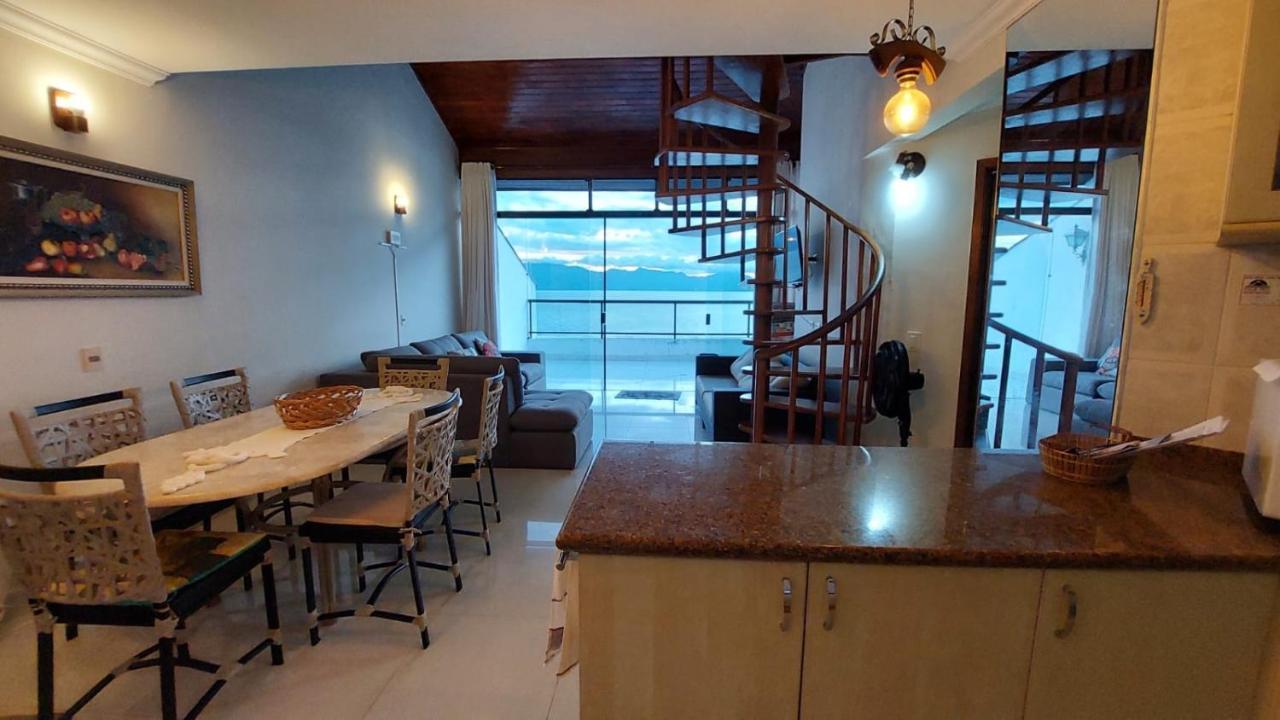 Appartamento Linda Cobertura Duplex, Pé Na Areia,Vista Linda. Caraguatatuba Esterno foto