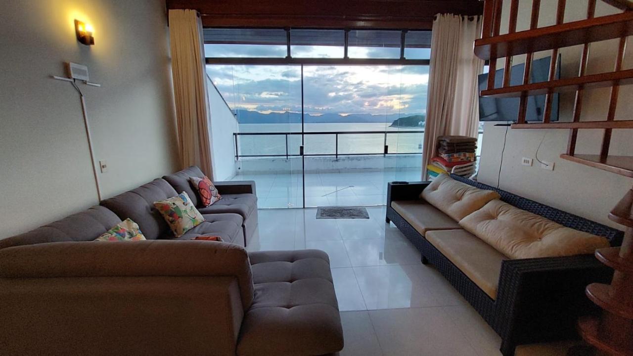 Appartamento Linda Cobertura Duplex, Pé Na Areia,Vista Linda. Caraguatatuba Esterno foto